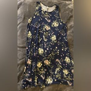 Old Navy Floral Jersey Swing Dress